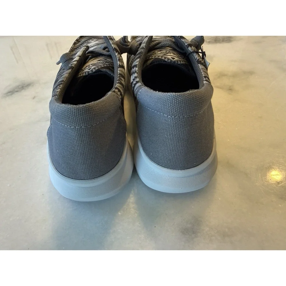 Ariat Men's Hilo Grey Southwestern Slip On Shoes sz 12 D Charcoal 10050946 - Picture 4 of 6